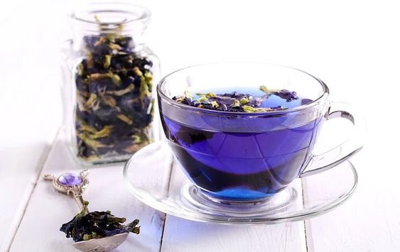 non caffeine blue butterfly pea flower tea