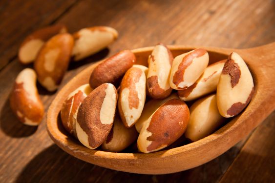 a heap of brazil nuts