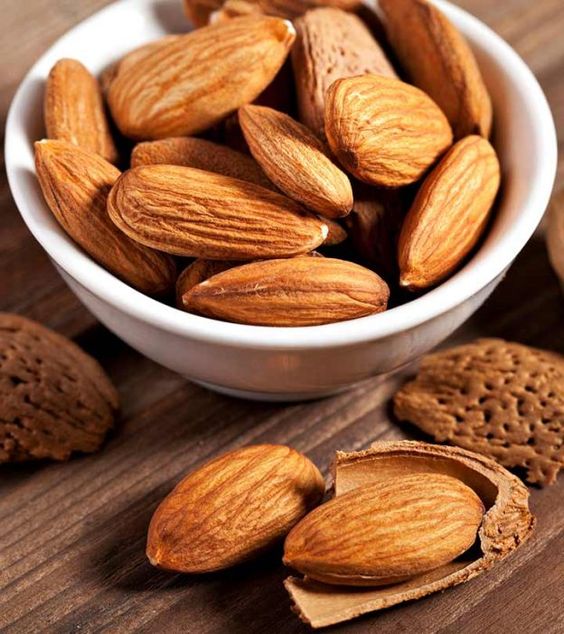 a bowl of almonds