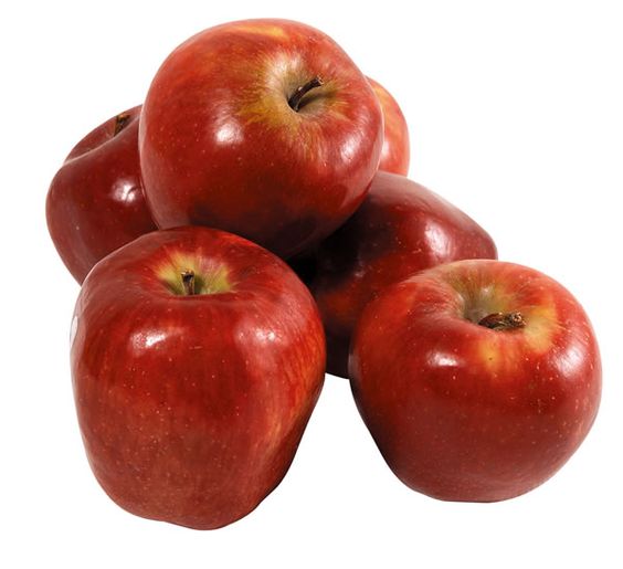 the group of red apples