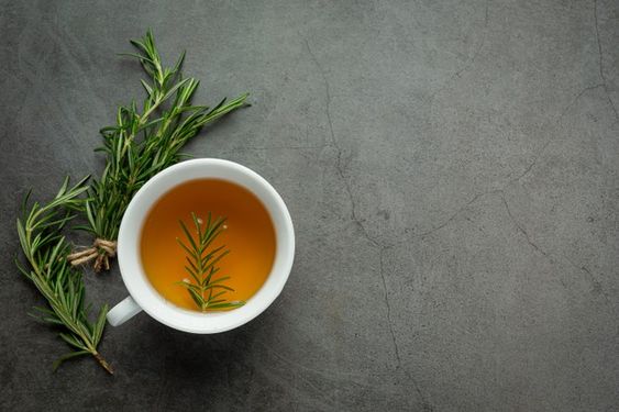rosemary tea with pleasant aroma