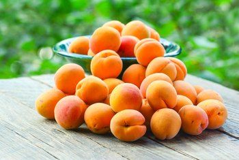 a bucket of apricot that good for your health