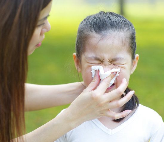 allergy is one of child's cough causes 