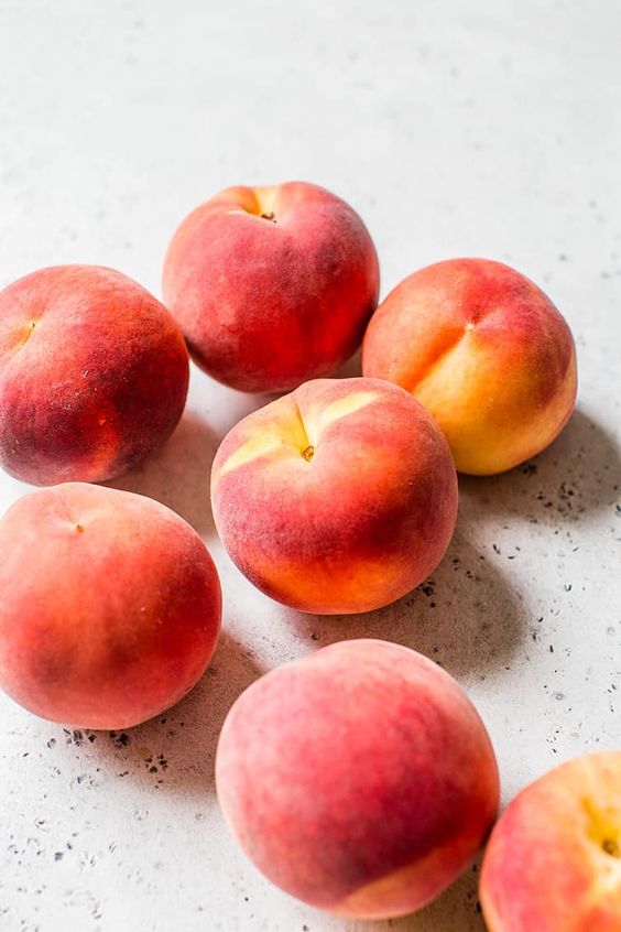 a group of peaches