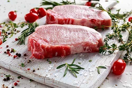 pork chop contain histidine