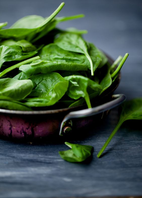 spinach in the pot that may have benefit to your health