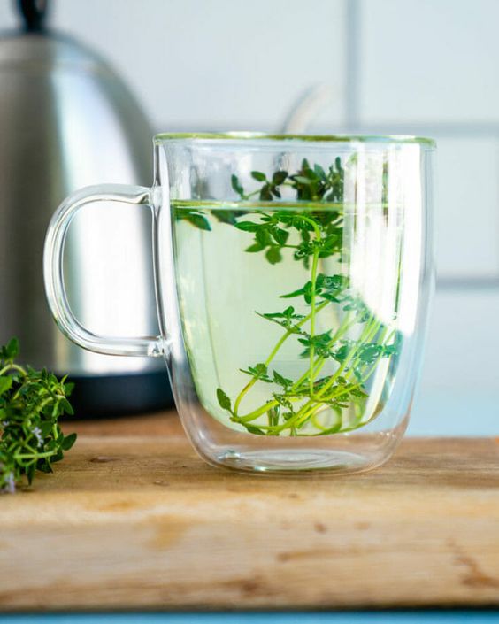 thyme tea to maintain child health