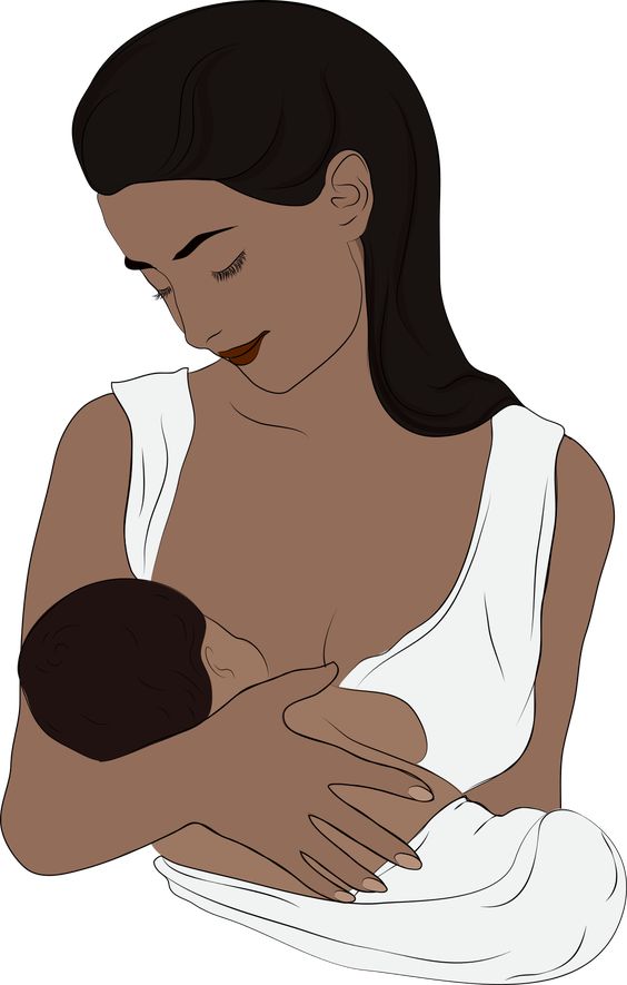cradle breastfeeding position in common for mom