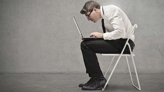 Bad posture while working could decrease your height