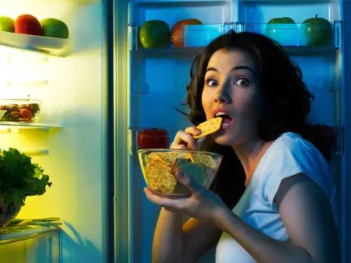 Avoid late snacks to reduce acid reflux as well as insomnia
