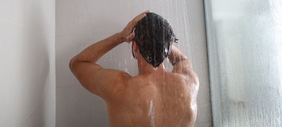 relieve sunburn pain with a cool shower