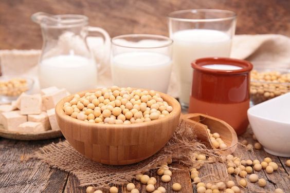 soybean contain a good amount of calcium but its protein may have a downside for bone health